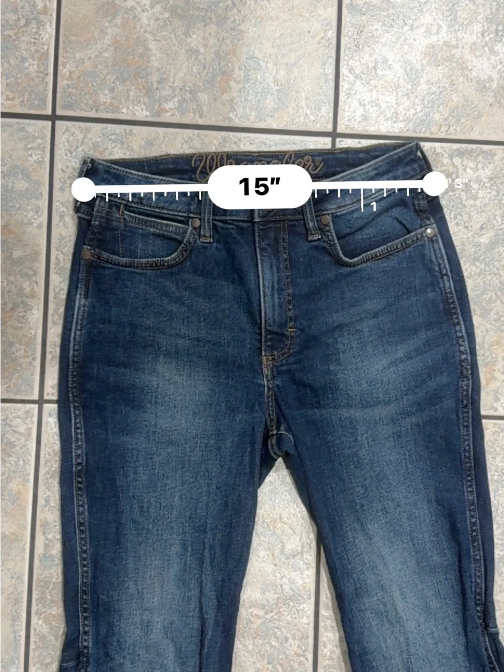 Wrangler Retro Mae Mid Rise Trouser Flare Jeans